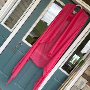 Lilly Pulitzer Hot Pink Lightweight Throw Blanket